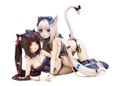 NEKOPARA CHOCOLA & VANILLA NON-SCALE PVC FIG 2PC SET (MR) (C