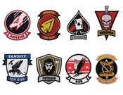 TOP GUN MAVERICK 8PC PATCH SET (AUG208604)