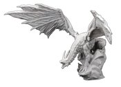 PATHFINDER DEEP CUTS MINI SILVER DRAGON (AUG208693)