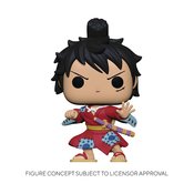 POP ANIMATION ONE PIECE LUFFY IN KIMONO VINYL FIG