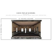 EXTREME SETS CABIN POP UP 1/12 SCALE DIORAMA  (AUG20884