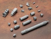 MSG MECHA SUPPLY 4 PROPELLANT TANK TYPE ROUND MDL KIT ACC (N