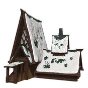 D&D ICONS REALMS ICEWIND DALE LODGE PAPERCRAFT SET (AUG20913