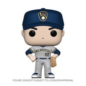 POP MLB BREWERS CHRISTIAN YELICH ROAD UNIFORM VINYL FIG