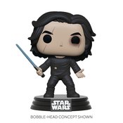 POP STAR WARS SWEP9 BEN SOLO W/ BLUE SABER VINYL FIG