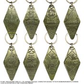 FINAL FANTASY VII REMAKE MOTEL KEY HOLDER 16PC BMB DS