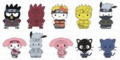 NARUTO X HELLO KITTY ENAMEL PINS 20PC BMB DS
