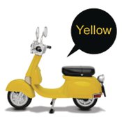 EAA-A03Y MOTORBIKE CLASSIC STYLE FIGURE ACC YELLOW VER