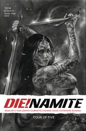 DIE!NAMITE #4 45 COPY PARRILLO LIVING DEAD GRAYSCALE FOC INC