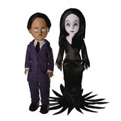 LIVING DEAD DOLLS ADDAMS FAMILY GOMEZ & MORTICIA DOLL SET (C