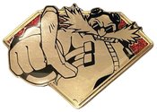 SONIC THE HEDGEHOG GOLDEN EGGMAN EMERALD PIN