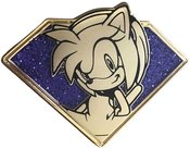 SONIC THE HEDGEHOG GOLDEN AMY EMERALD PIN