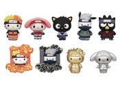 HELLO KITTY MIX NARUTO 3D FOAM BAG CLIP 24PCS BMB DS