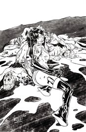 VAMPIRELLA DARK POWERS #3 11 COPY FEDERICI B&W VIRGIN FOC IN