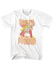 SHE-RA PRINCESS OF POWER WHITE T/S XL