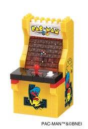 PAC-MAN ARCADE MACHINE NANOBLOCK CHAR SER KIT 4CT BOX