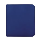 12 POCKET ZIPPERED PRO BINDER BLUE