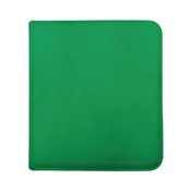 12 POCKET ZIPPERED PRO BINDER GREEN