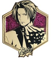 ACE ATTORNEY MILES EDGEWORTH GOLDEN SERIES PIN