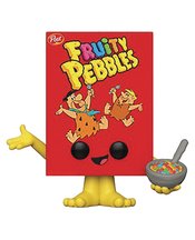 POP POST FRUITY PEBBLES CEREAL BOX VINYL FIG