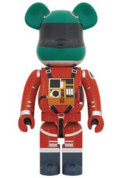 2001 SPACE ODYSSEY GREEN HELMET & ORANGE SUIT 1000% BEA