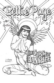BETTIE PAGE & CURSE OF THE BANSHEE #1 20 COPY LINSNER PENCIL
