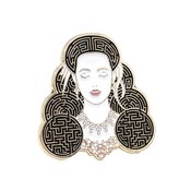 LABYRINTH SARAH 1.5IN ENAMEL PIN