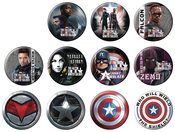THE FALCON AND WINTER SOLDIER 144PC BUTTON ASST DIS