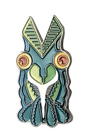 ULTRAMAN BALTAN FACE 1.5IN ENAMEL PIN