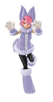 RE ZERO STARTING LIFE SSS WOLF & SEVEN KIDS RAM FIG PASTEL (
