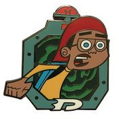 DANNY PHANTOM TUCK FOLEY GLOW IN THE DARK PORTAL PIN