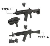 MSG WEAPON UNIT 31 ASSAULT RIFLE MODEL KIT ACCESSORY  (