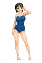SWORD ART ONLINE SUGUHA KIRIGAYA SWIMSUIT 1/7 PVC FIG NAVY (