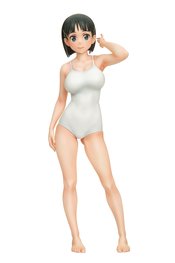 SWORD ART ONLINE SUGUHA KIRIGAYA SWIMSUIT 1/7 PVC FIG WHITE