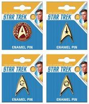 STAR TREK 24PC ENAMEL PIN ASST