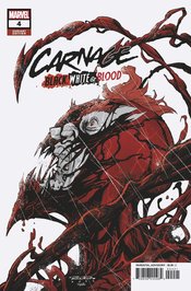 CARNAGE BLACK WHITE AND BLOOD #4 (OF 4) RANDOLPH VAR