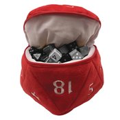 D20 PLUSH DICE BAG RED