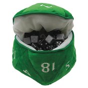 D20 PLUSH DICE BAG GREEN