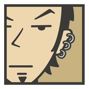 DARIA TRENT 1IN ENAMEL PIN