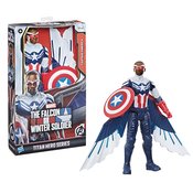 MARVEL TITAN HERO CAPTAIN AMERICA FALCON 12IN AF CS  (C