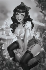 BETTIE PAGE & CURSE OF THE BANSHEE #1 15 COPY LI B&W VIRGIN