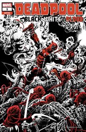 DEADPOOL BLACK WHITE BLOOD #1 (OF 5) HOTZ VAR