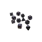 ECLIPSE POLY 11 DICE SET JET BLACK (APR218049)