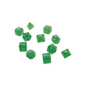 ECLIPSE POLY 11 DICE SET LIME GREEN (APR218051)