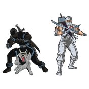 GI JOE SNAKE EYES X STORM SHADOW RETRO PIN SET (APR218176) (