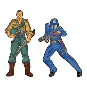 GI JOE DUKE X COBRA COMMANDER RETRO PIN SET (APR218171)