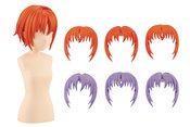 SOUSAI SHOJO TEIEN SHORT WIG TYPEA ORNG & PURPLE MDL KIT ACC