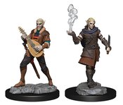 CRITICAL ROLE UNPAINTED MINI PALLID ELF ROGUE & BARD MALE (A