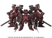 FRONT MISSION STRUCTURE ARTS 1/72 MDL KIT SER VOL 2 6PC SET