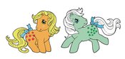 MY LITTLE PONY APPLEJACK X MINTY PIN SET (APR219415)